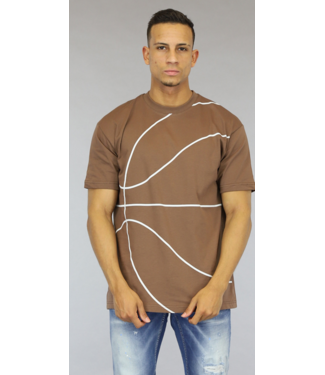 Bruin Heren Basketbal Shirt