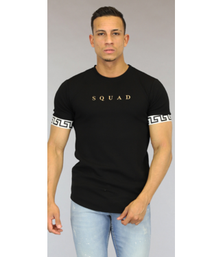 !OP=OP Zwart Heren Squad T-Shirt