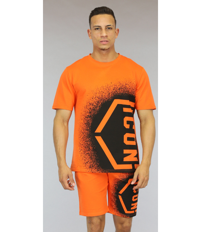 !OP=OP Oranje Heren Icon Short Set