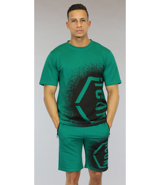 !OP=OP Groene Heren Icon Short Set