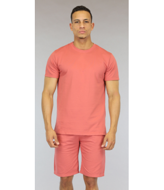 Basic Coral Loose-Fit Heren Short Set