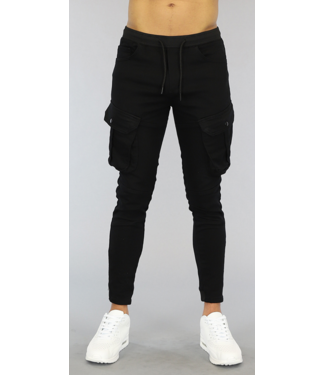 Zwarte Heren Cargo Jogger