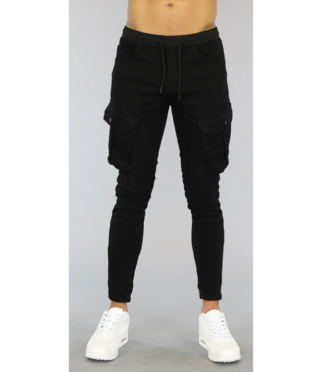 Zwarte Heren Cargo Jogger