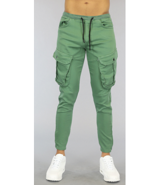 Groene Heren Cargo Jogger