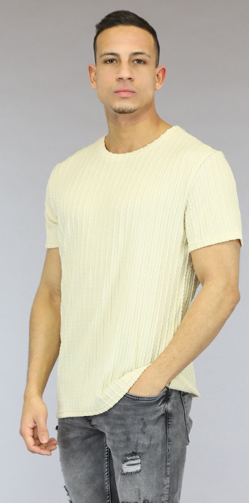 Beige t shirt heren new arrivals