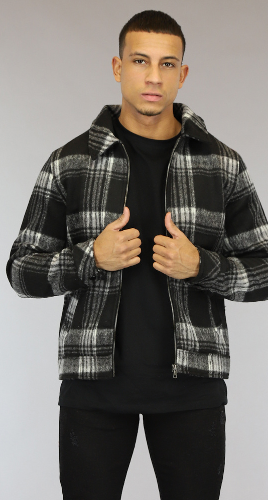Heren Bont Gevoerde Gewatteerde Houthakker Geruite Knop Shirt Lange Mouw Hoodies Flanel Gewatteerde Fleeced Sherpa Jassen (Color : I, Size : 5XL