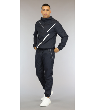 !OP=OP Donkerblauwe Heren Parachute Tracksuit