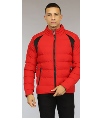 Basic Rood Gewatteerd Heren Jack