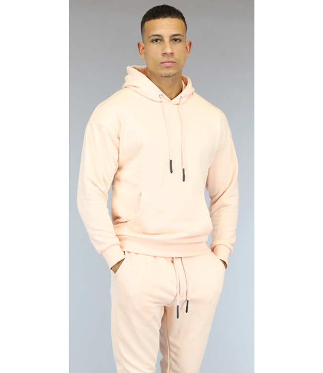 !OP=OP Basic Zalmroze Heren Hoodie