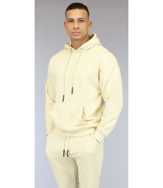 !OP=OP Basic Beige Heren Hoodie