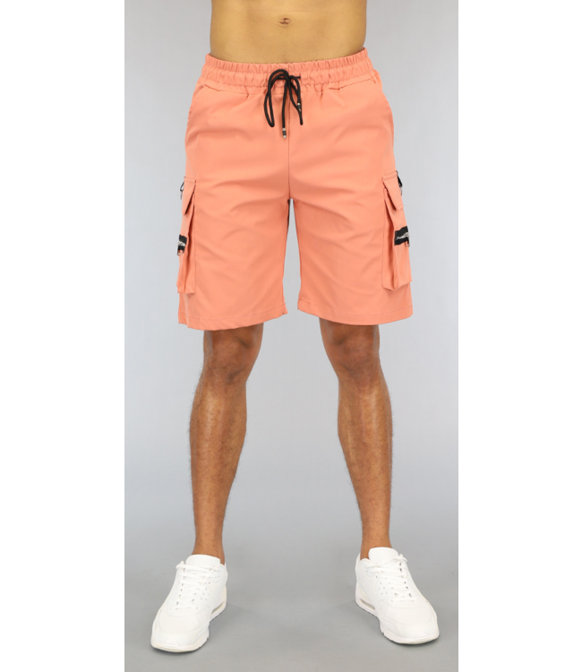 Coral Heren Baggy Cargo Short met Zakken