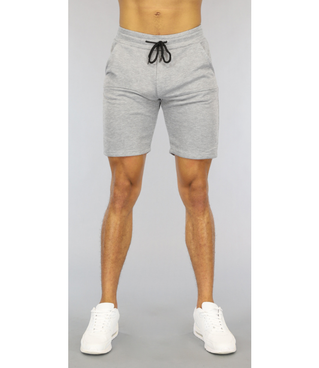 !OP=OP Basic Grijze Heren Jogger Short