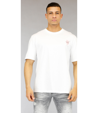 Wit Heart Heren T-Shirt met Print