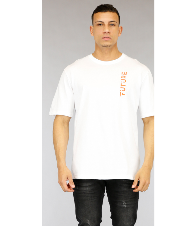 !OP=OP Wit Future Heren T-Shirt met Print