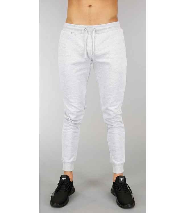 !OP=OP Basic Grijze Heren Joggingbroek