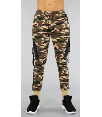 Camouflage Heren Joggingbroek met Zakken