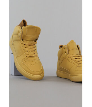 Basic Camel Mid Heren Sneaker