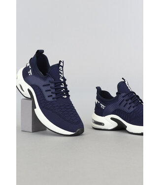 Blauwe Heren Soft Sneakers
