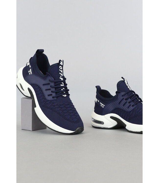 !OP=OP Blauwe Heren Soft Sneakers