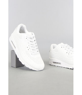 Basic Witte Heren Lucht Sneakers