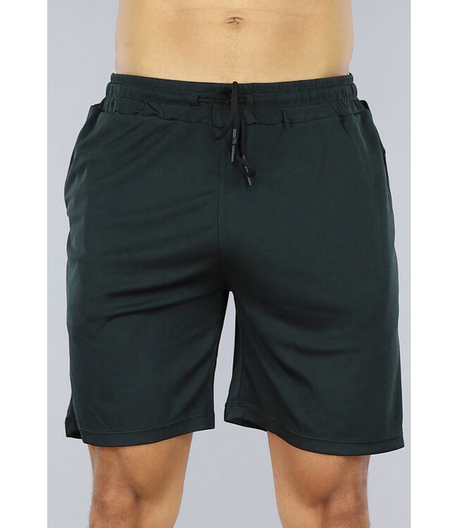 Korte Heren Sport Broek Zwart
