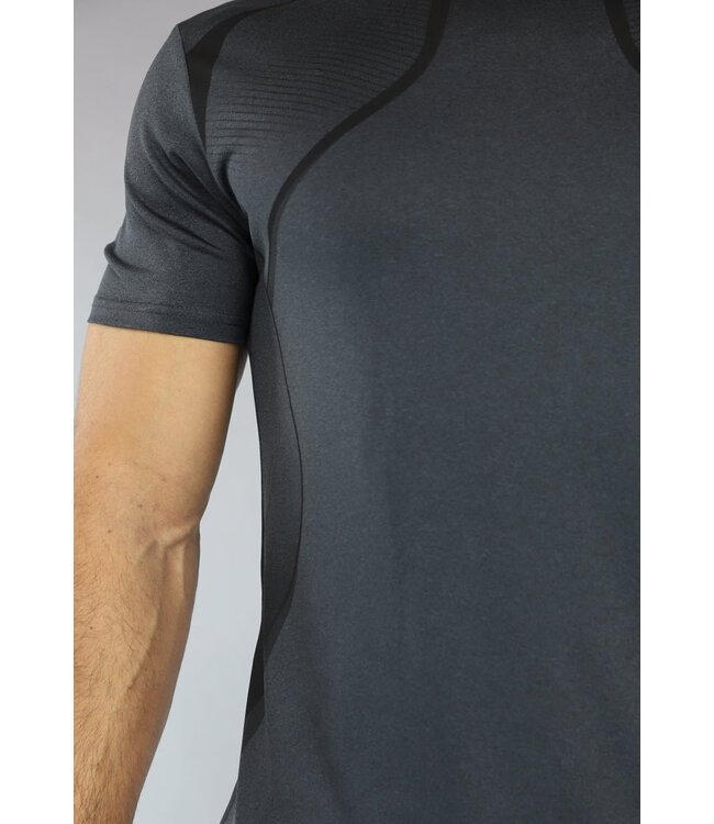 Antraciet Heren Sport Tenue met Zwarte Short