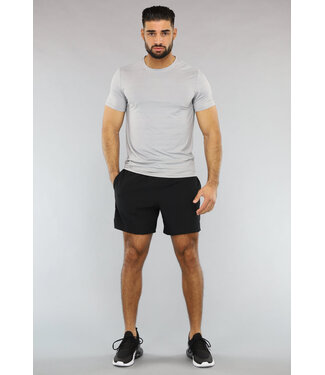 Lichtgrijze Heren Sport Set met Luchtig Shirt