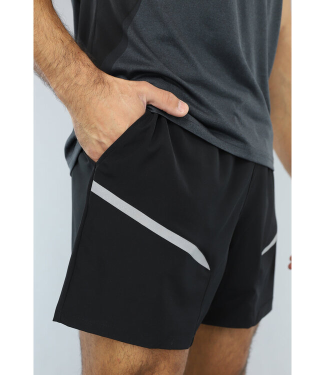 Antraciet Heren Sport Tenue met Zwarte Short