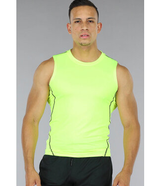 Neon Gele Heren Tank Top