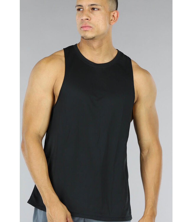 Zwarte Heren Sport Tanktop