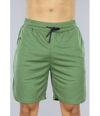 Groene Sport Short met Steekzakken