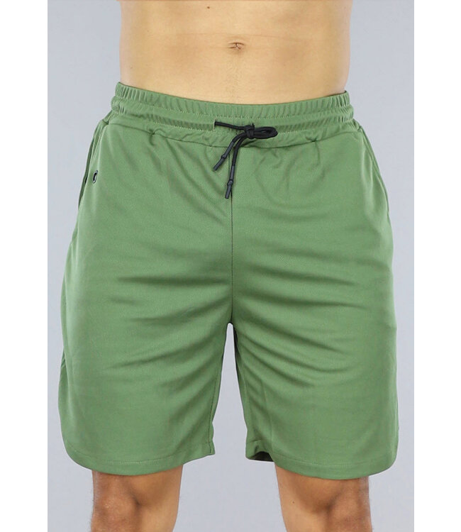 Groene Sport Short met Steekzakken