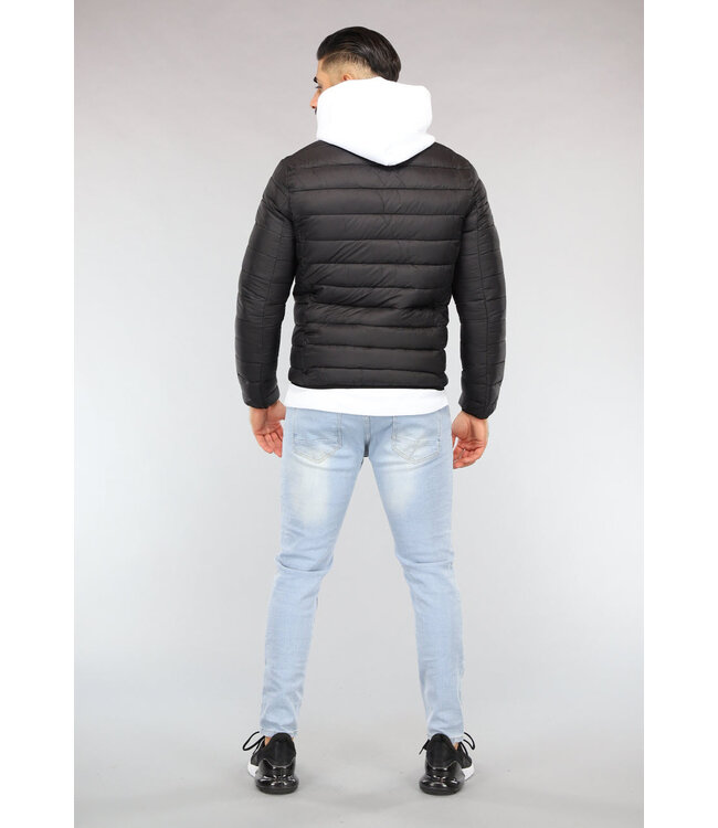 Zwarte Basic Heren Puffer Jas