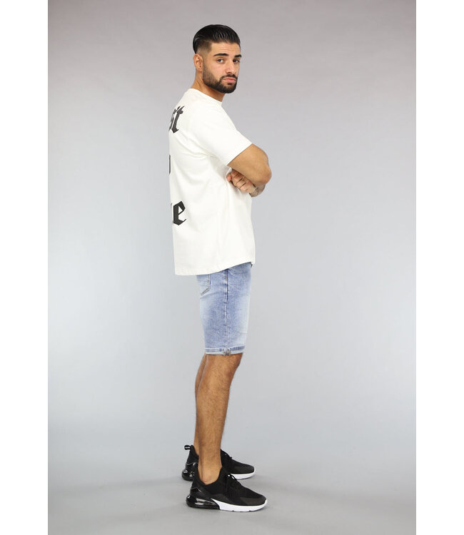 Trust No One Heren T-Shirt in Ecru