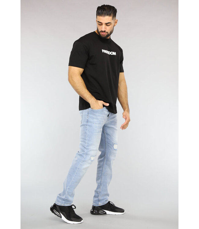 Zwart Freedom Heren T-Shirt