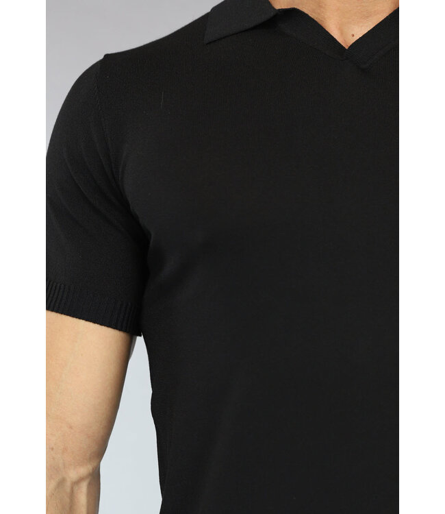 Zwarte Basic Heren Polo