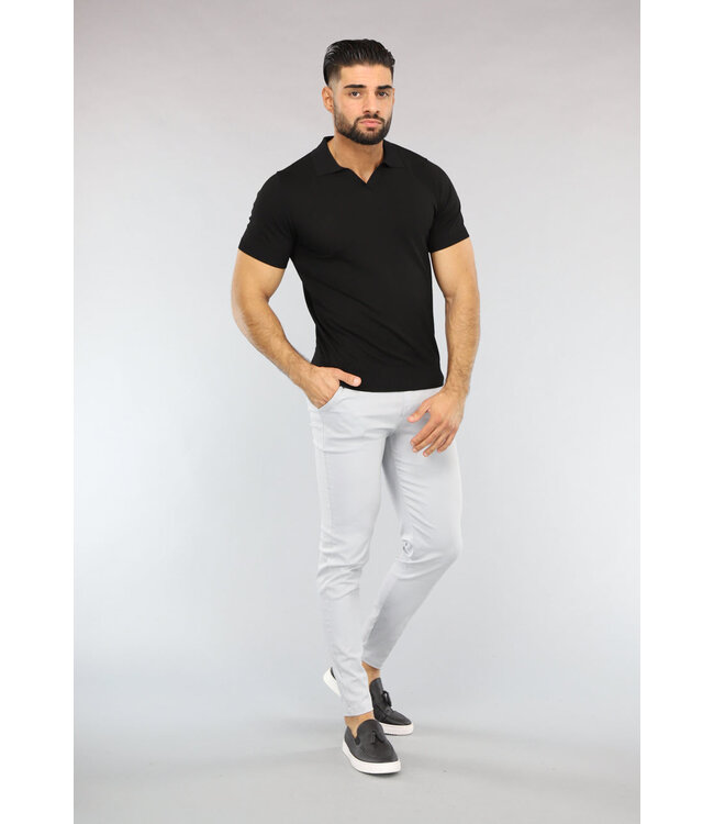 Zwarte Basic Heren Polo