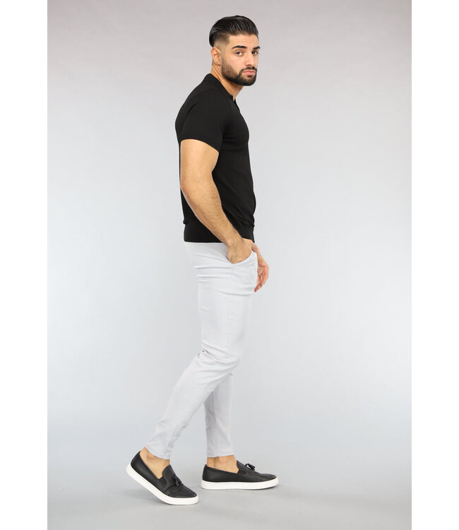 Zwarte Basic Heren Polo