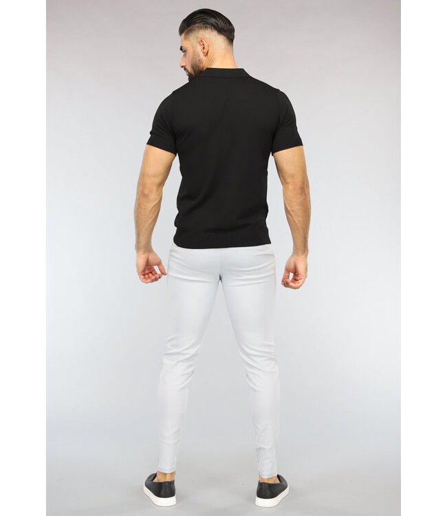 Zwarte Basic Heren Polo