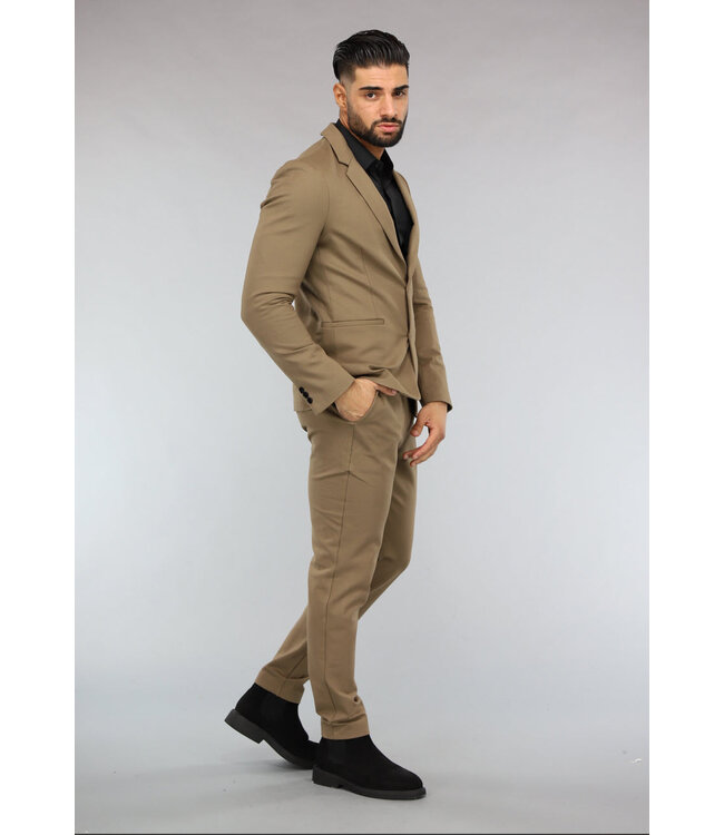 Comfy Camel Kleurig heren Kostuum