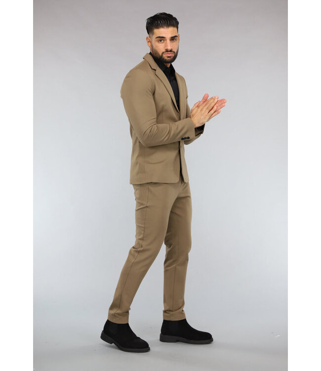 Comfy Camel Kleurig heren Kostuum