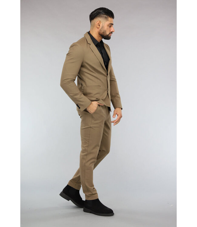 Comfy Camel Kleurig heren Kostuum