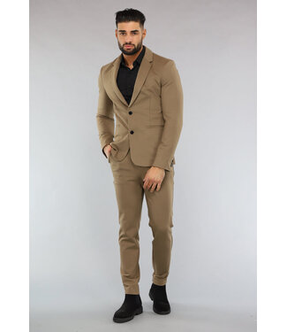 NEW2903 Comfy Camel Kleurig heren Kostuum