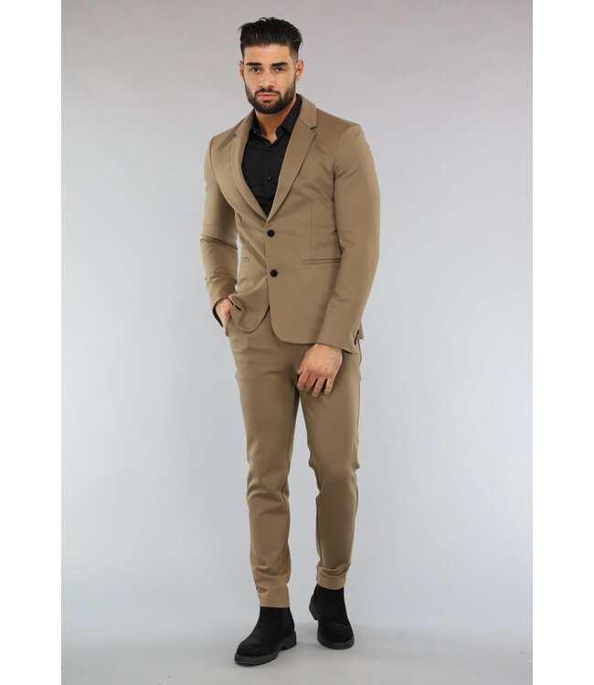 Comfy Camel Kleurig heren Kostuum
