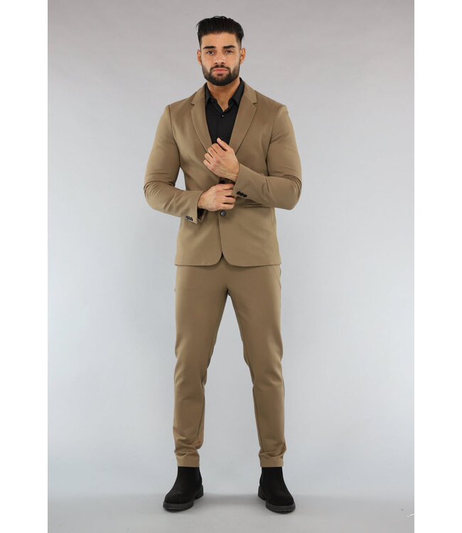 Comfy Camel Kleurig heren Kostuum