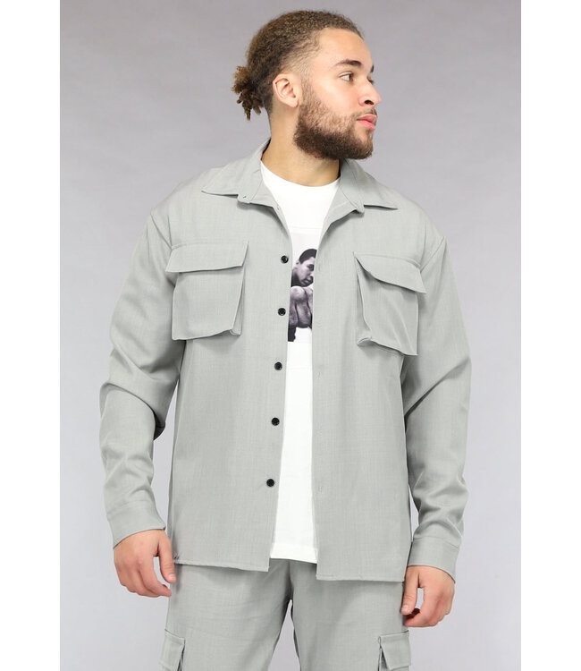 Grijze Cargo Two Piece van Travel Stof