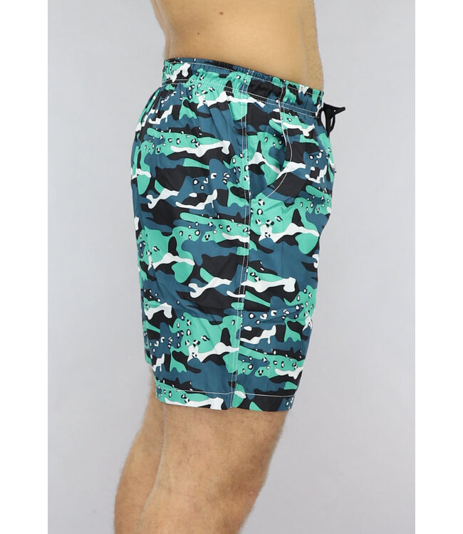 Groene Camouflage-  en Panterprint Zwembroek