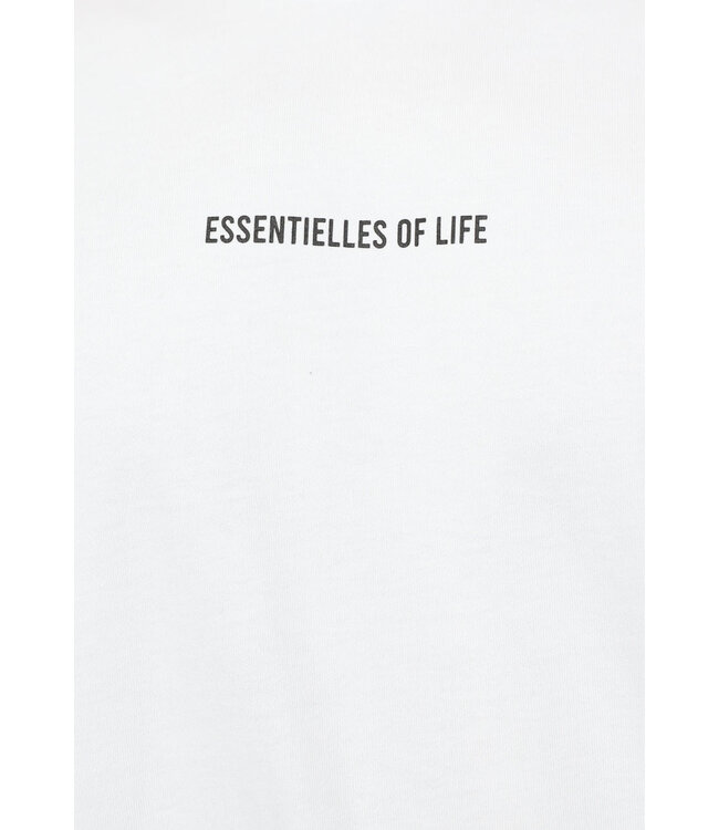 Wit Heren Essentielles of Life T Shirt