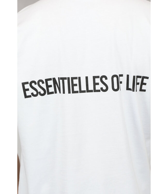 NEW0305 Wit Heren Essentielles of Life T Shirt