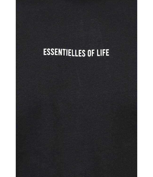Zwart Heren T Shirt met Essentielles of Life